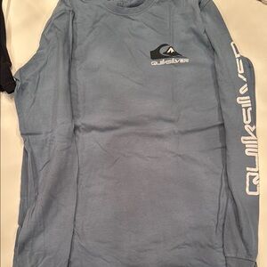 Quiksilver Blue Long Sleeve Shirt